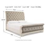 Realyn California King Sleigh Bed - Image 5