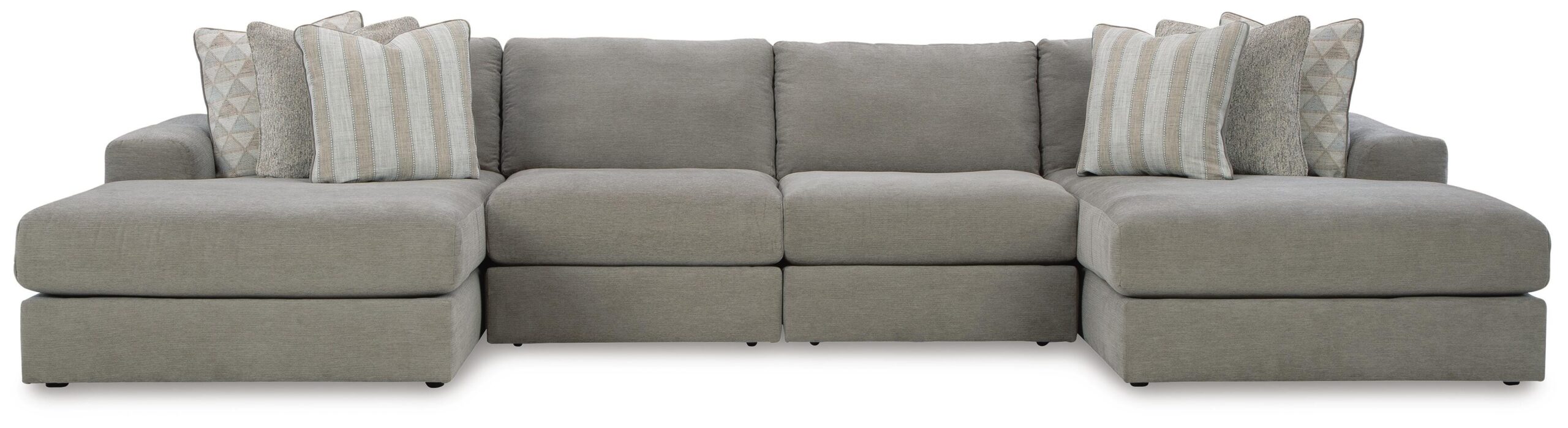 121c7761aaa7568a7192ca3ff0a437c9 Avaliyah 4-Piece Double Chaise Sectional - Image 1