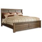 Juararo California King Panel Bed, Dresser, Mirror, Chest and Nightstand - Image 9