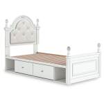Kozlani Twin Upholstered Panel Bed with Storage - Image 6