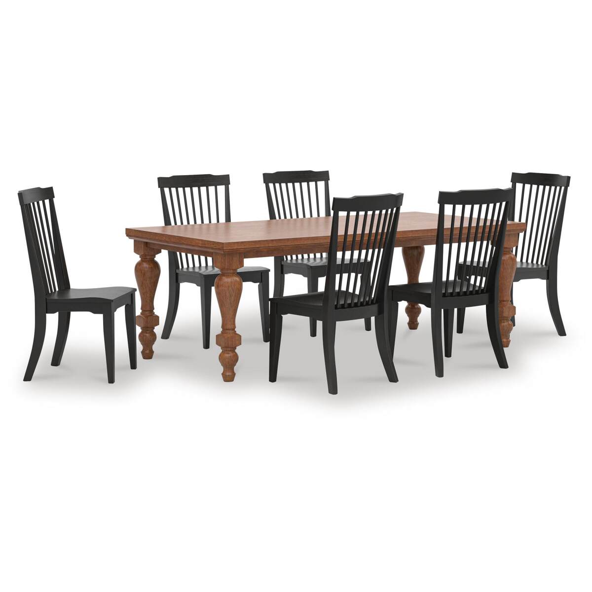 1279724d38f6227aa6a36595677fde9f Greddinton Dining Table and 6 Chairs - Image 1