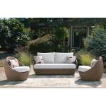 Double Point Outdoor Loveseat/2 Swivel Chairs (Set of 3) - Image 3