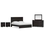 Belachime King Panel Bed, Dresser Mirror and 2 Nightstands - Image 2