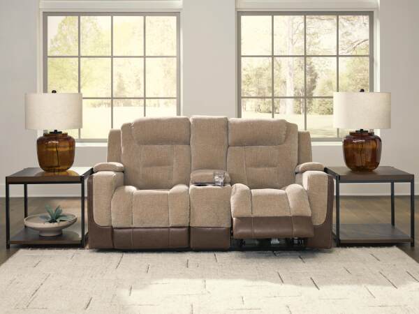 Mixed Motion Power Reclining Loveseat with Console - Image 3