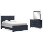 Landocken Queen Panel Bed, Dresser and Mirror