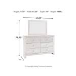 Paxberry Dresser and Mirror - Image 5