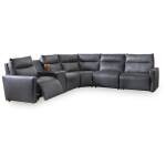 ModZ 6-Piece Power Reclining Sectional with Audio Console