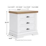 Ashbryn Queen Panel Storage Bed, Dresser, Mirror and 2 Nightstands - Image 24