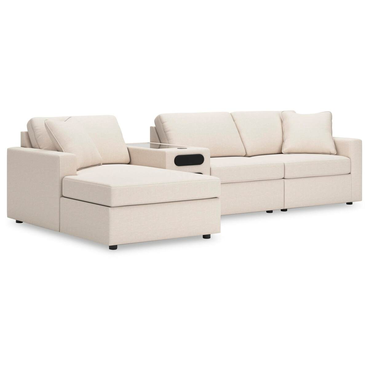 13e8f7a75d5919cd3a2df8a0129bd1b6 Modmax 4-Piece Sectional with Chaise - Image 1