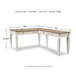 Realyn Home Office Desk and Bookcase - Image 10