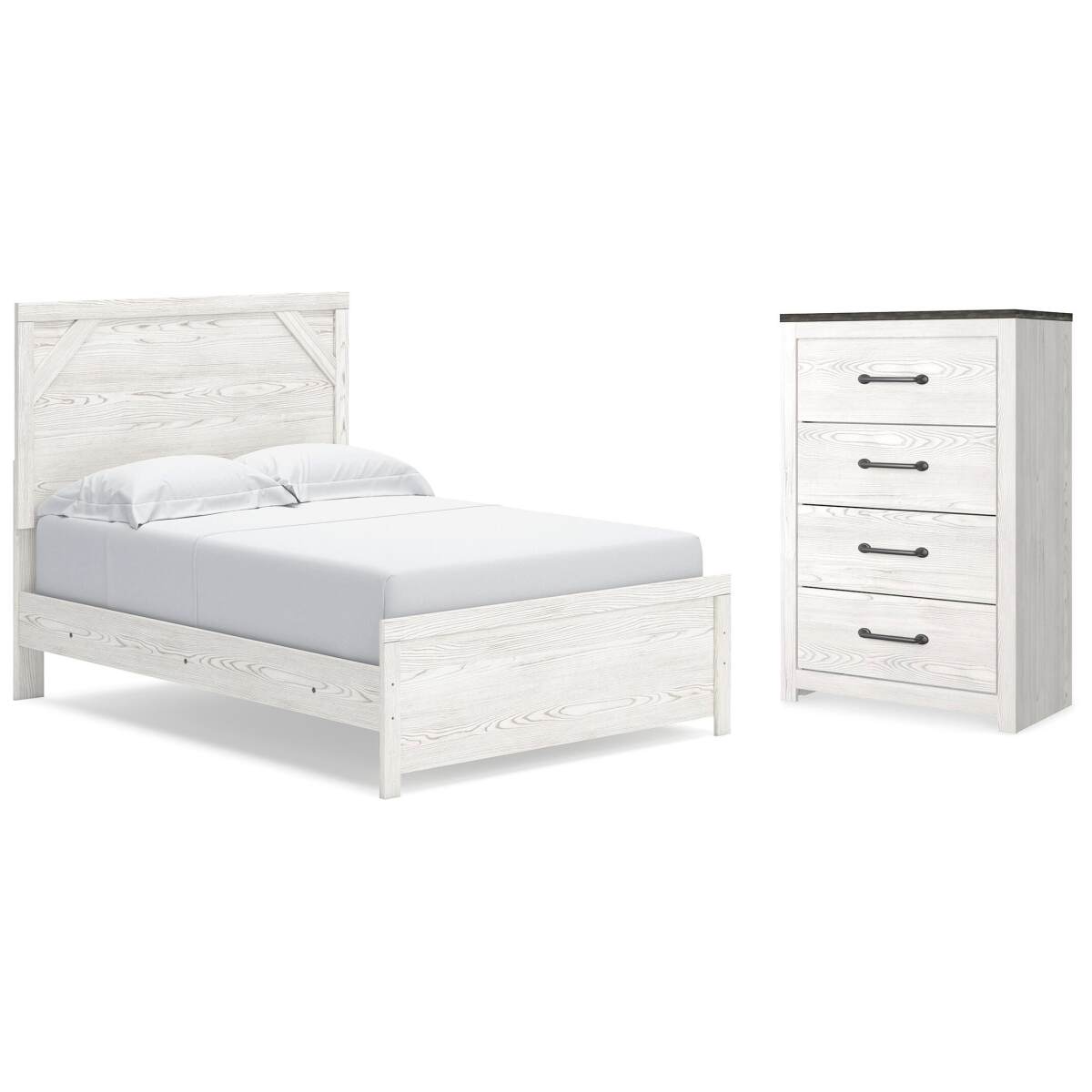 14a68c82a279580f98d9db6ca46e8bc7 Gerridan Full Panel Bed and Chest - Image 1