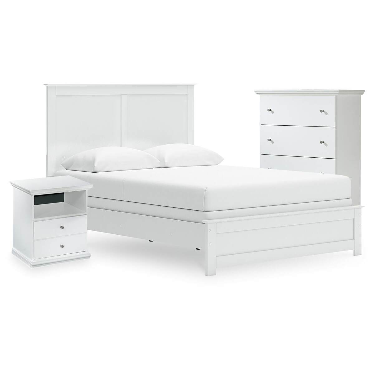 14d01c9174db7b0021838c7620076f7c Bostwick Shoals Queen Panel Bed, Cheat and Nightstand - Image 1