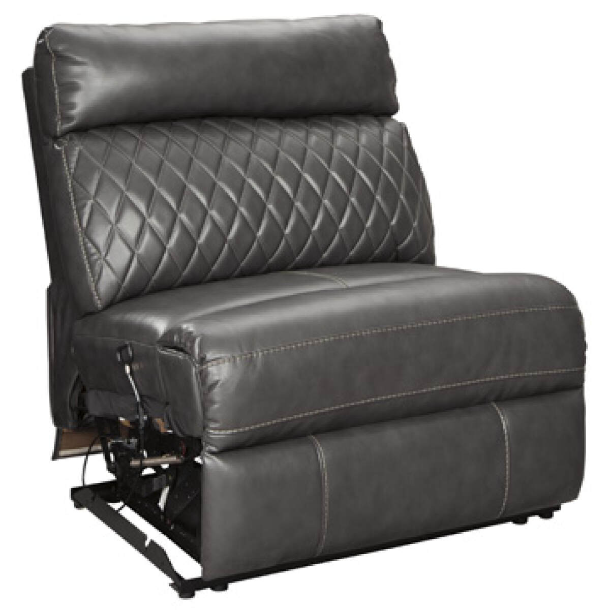 14e4f8d11ed1ea2bbce5d412b8cd81eb Samperstone Armless Recliner - Image 1