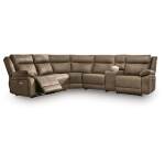 Max-Momentum 6-Piece Power Reclining Sectional with Audio Console - Image 4
