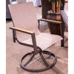 Carmel Highlands Outdoor Sling Swivel Chair (Set of 2)