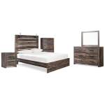 Drystan Queen Panel Bed, Dresser, Mirror, Chest and Nightstand