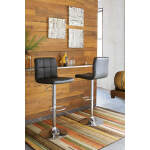 Bellatier Adjustable Height Bar Stool (Set of 2)