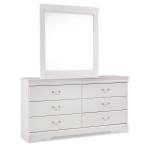 Anarasia Full Sleigh Bed with Dresser, Mirror and Nightstand - Image 3