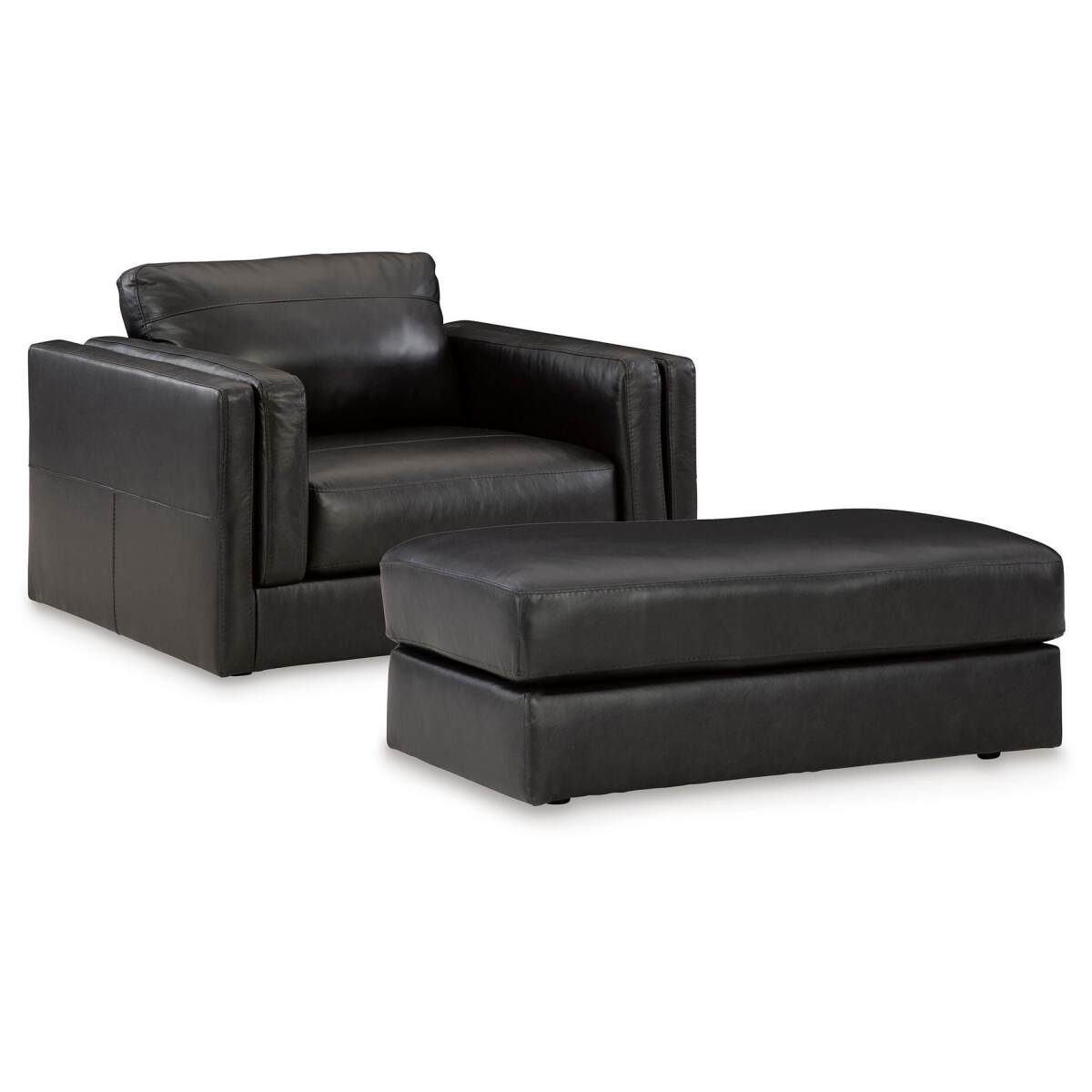 15fc6a29d03e07f5932a92b854d3c332 Amiata Oversized Chair and Ottoman - Image 1
