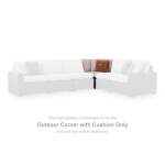 Dolan Creek Outdoor Corner with Cushion - Image 3