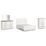 Gerridan Queen Panel Bed, Dresser, Mirror, and Chest
