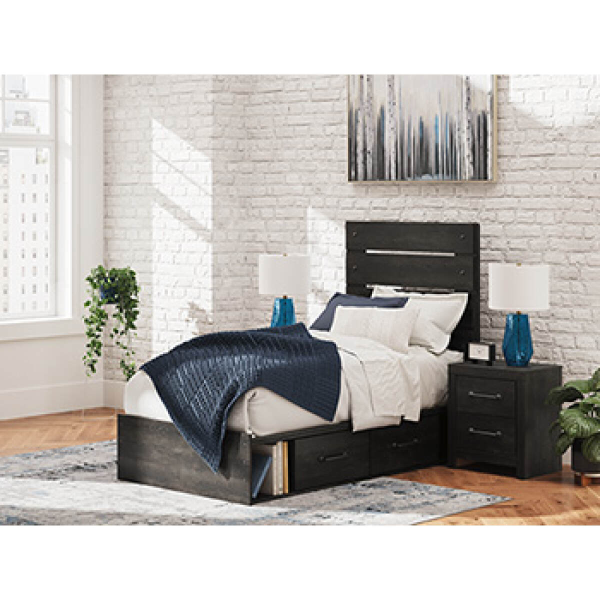 175058d62d8950eabbfe27b2593d7732 Hollivern Twin/Full Under Bed Storage - Image 1