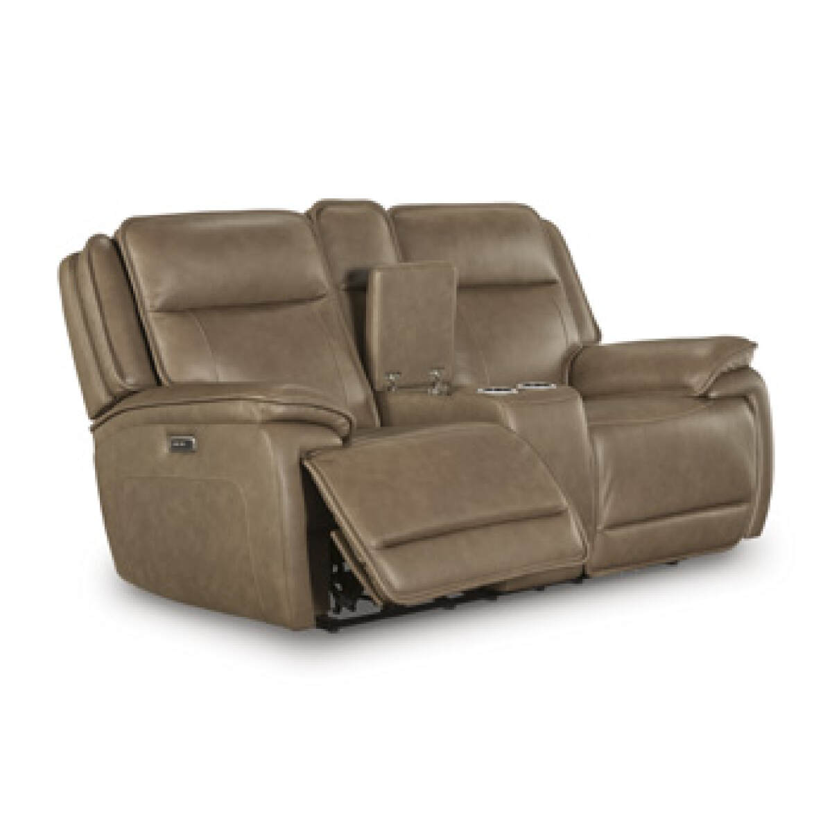 1787dbda792dff1e98269f81b08825f4 Glencroft Power Reclining Loveseat with Console - Image 1