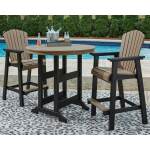 Fairen Trail Outdoor Counter Height Dining Table with 2 Barstools - Image 12