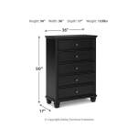 Lanolee Full Panel Bed and Chest - Image 18