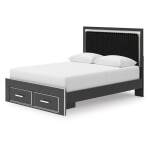 Zuraleus Queen Upholstered Panel Platform Storage Bed - Image 5