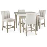 Larawyn Counter Height Dining Table and 4 Barstools