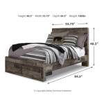 Derekson Full Panel Storage Bed with Nightstand - Image 4