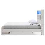 Altyra King Upholstered Bookcase Bed with Storage - Image 8