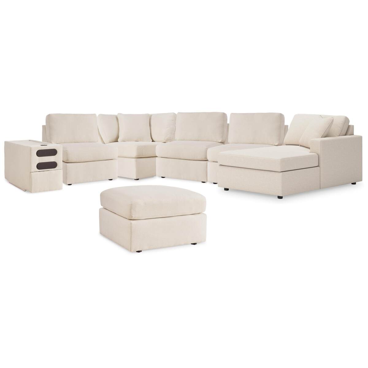 1813ff1df9a155853a9feb69d90912d1 Modmax 6-Piece Sectional with Chaise and Ottoman - Image 1
