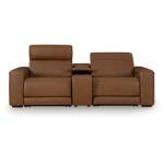 Magic Man 2-Piece Power Reclining Sectional Loveseat with Console