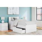 Onita Twin Panel Platform Bed with 1 Side Storage - Image 11