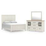 Shaybrock Queen Panel Bed, Dresser and Mirror