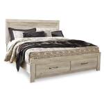 Bellaby King Platform Bed with 2 Storage Drawers - Image 2