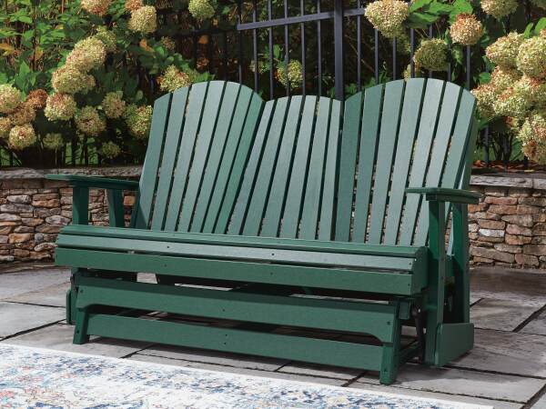 Shell Beach Outdoor Loveseat Glider - Image 3