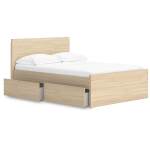 Onita Full Panel Platform Bed with 1 Side Storage - Image 4