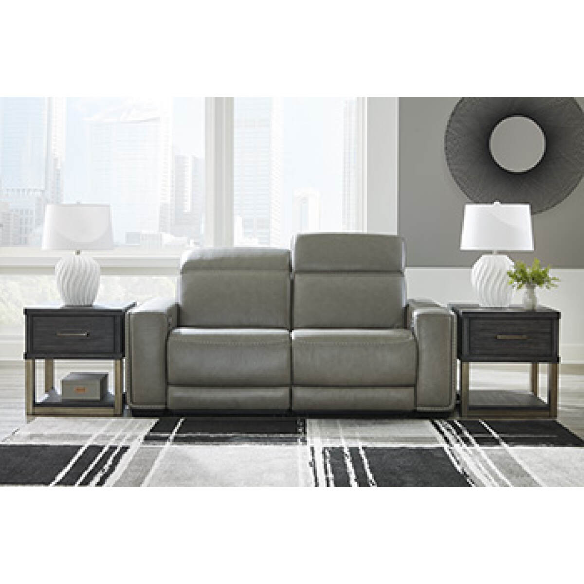 1a85af803b2cd3ee2ca3ae64381fc78c Correze 2-Piece Power Reclining Sectional - Image 1