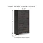 Hollivern Twin Panel Storage Bed, Dresser, Mirror and Chest - Image 18