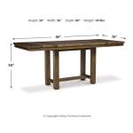 Moriville Counter Height Dining Table and 6 Barstools - Image 9