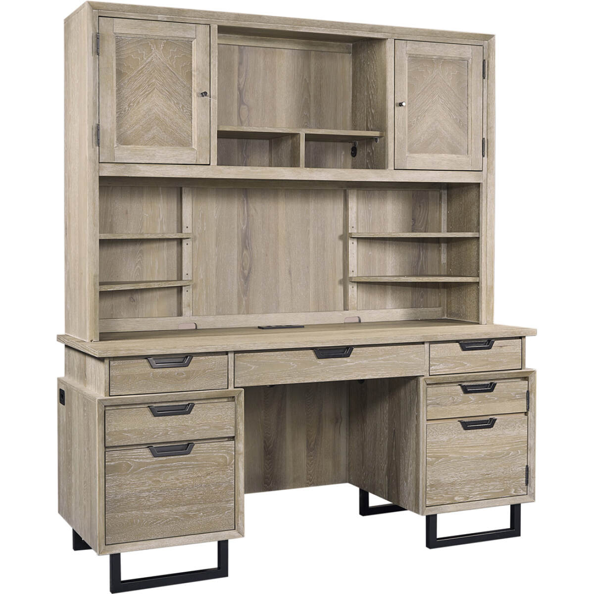 1b0a6a00fde8ff998f0f7780e2f14541 Harper Point 66" Credenza Desk - Image 1