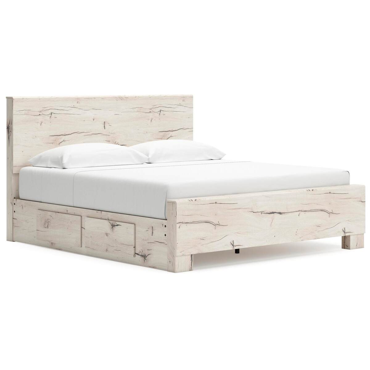 1b1cc5943e19fd8a201597d3542e1197 Lawroy King Panel Bed with Storage - Image 1