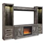 Wynnlow 4-Piece Entertainment Center with Electric Fireplace
