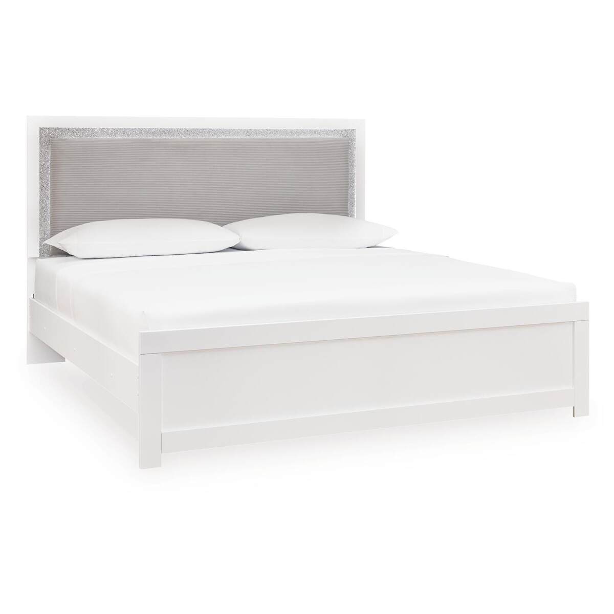 1b38af14428d33e18ba52e75ea79c6b6 Maeling King Upholstered Panel Bed - Image 1