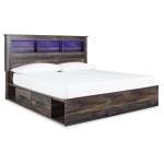 Drystan King Bookcase Storage Bed, Dresser, Mirror, Chest and 2 Nightstands - Image 5