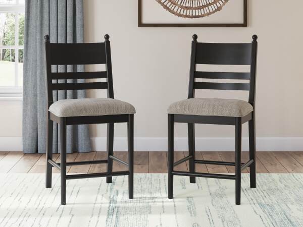 Greddinton Counter Height Dining Table and 6 Barstools - Image 16
