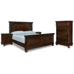 Porter King Panel Bed, Chest and 2 Nightstands